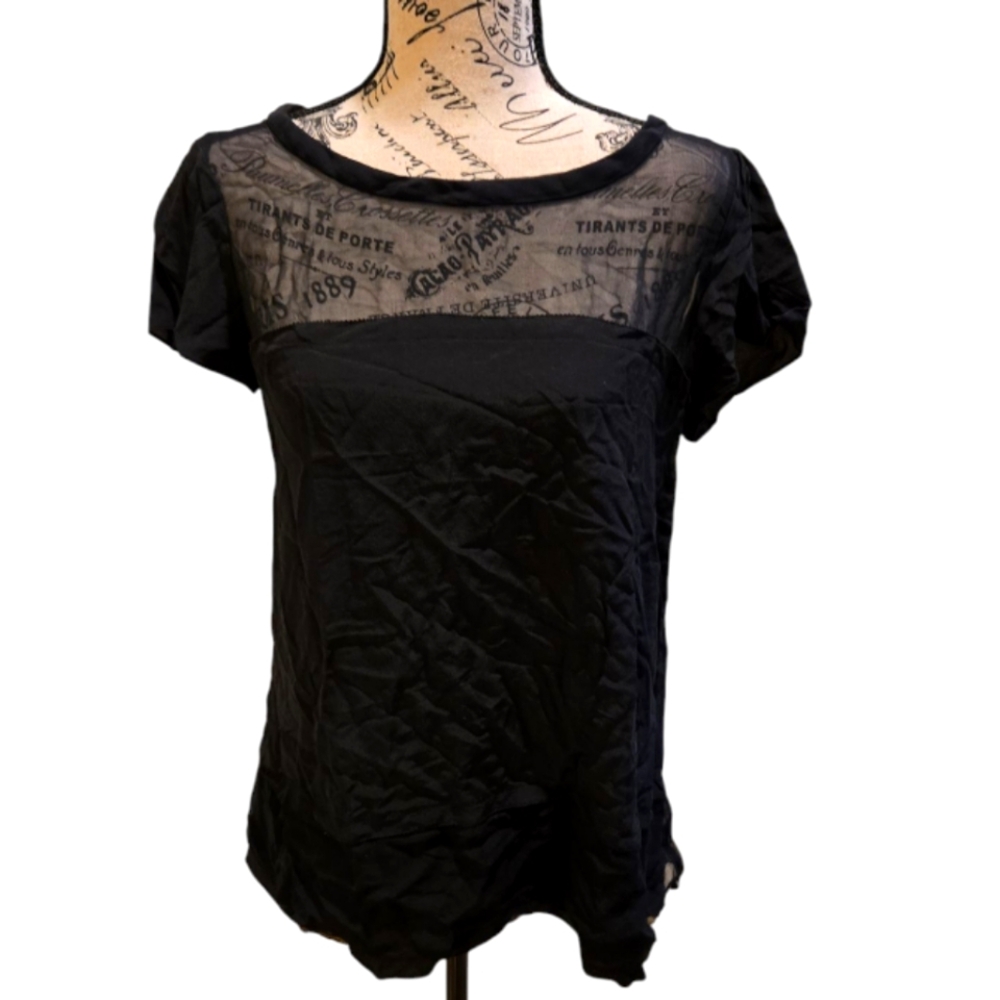 La Fée Verte Sz S 100% Silk Top